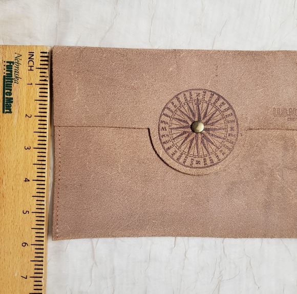 Vintage US News Personalised Travel Journal, Diary Leather Travel Notebook. - Picture 9 of 9